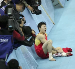 北京奧運李小鵬受傷