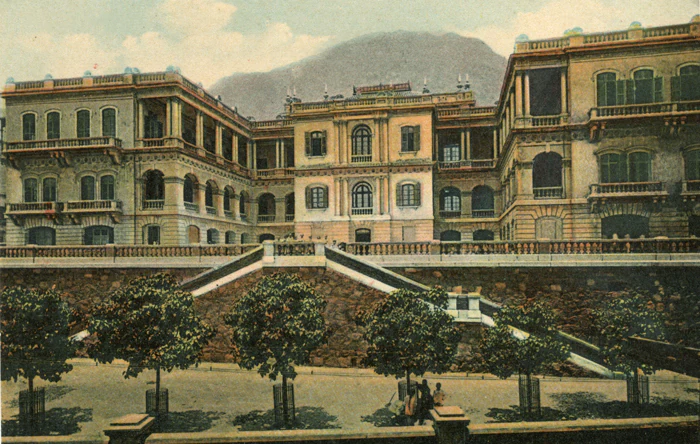 PMQ前身為中央書院，此為其建築舊貌。（圖：PMQ）