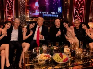 AI-generated images online: How American politicians and businessmen spend their leisure time in China
