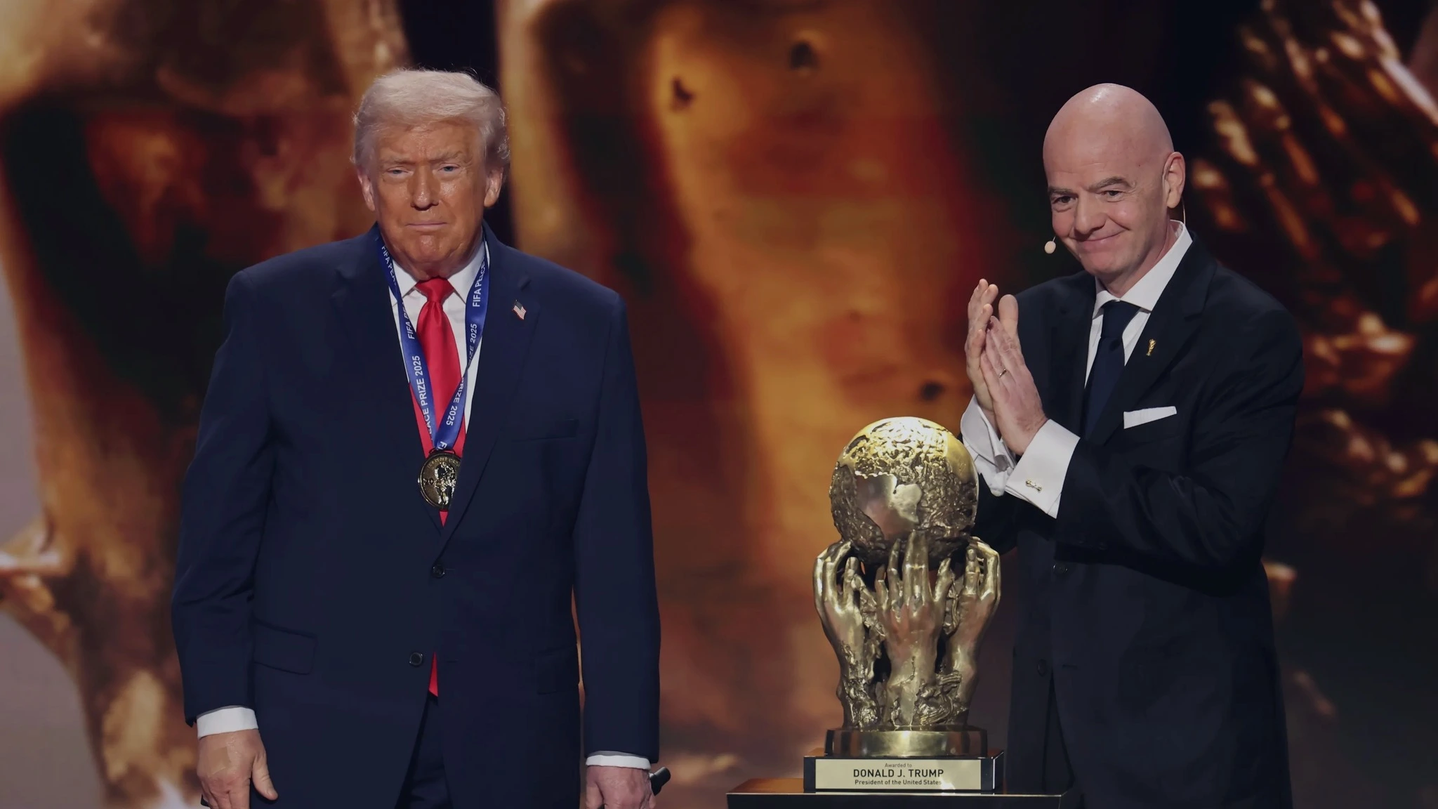 The World Cup and the "One-Man" Factor 1 Trump receives peace award from FIFA